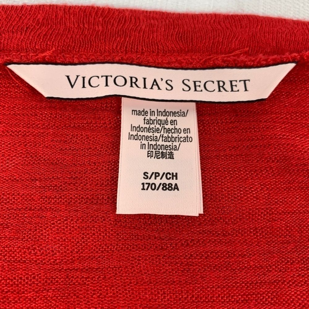 Victoria’s Secret Red Sweater Size Small - image 4